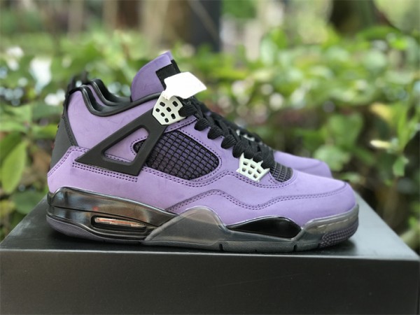 Travis Scott X  Air Jordan 4 Retro PURPLE 