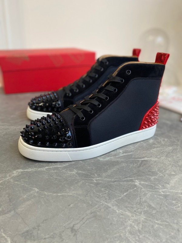 Christian Louboutin Louis - High Top Sneaker White CLHT-031