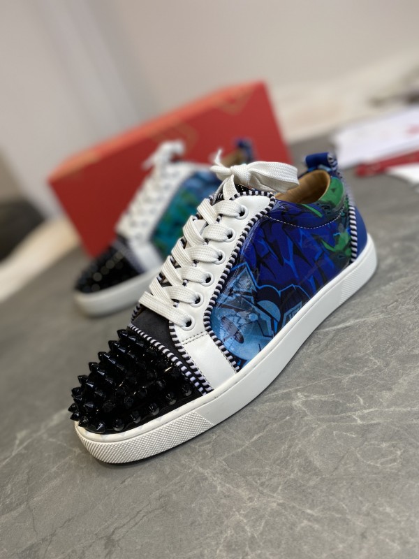 Christian Louboutin Louis Junior Spikes Sneakers CLLT-009 