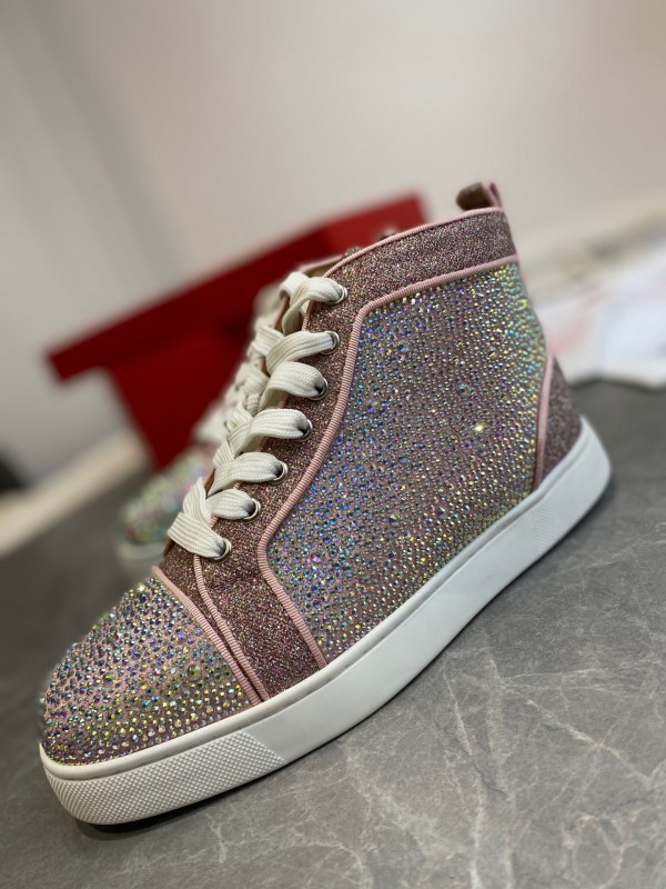 Christian Louboutin Louis - High Top Sneaker White CLHT-041
