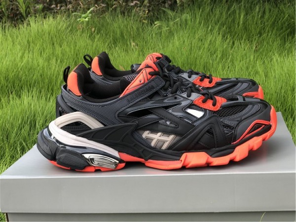 Balenciaga Track.2 Sneaker Dark Grey Orange 
