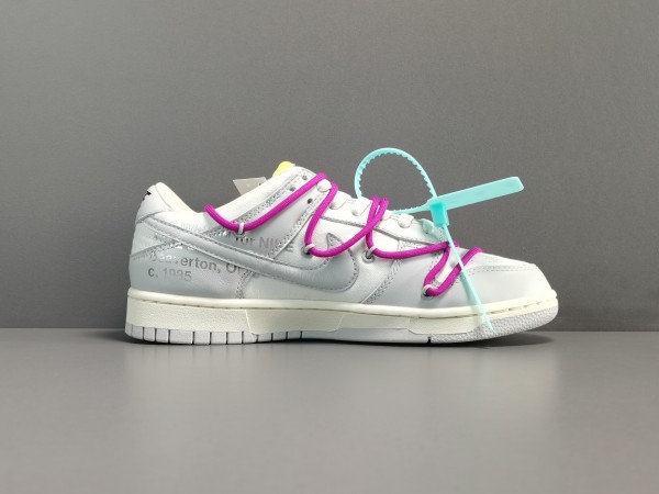 Off-White x Nike Dunk Low  "21 of 50" Sail - Neutral Grey