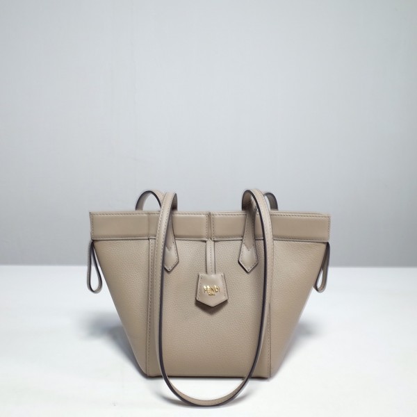 Fendi Origami Mini Dove gray leather mini bag that can be transformed 