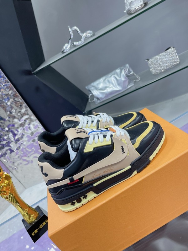 LV Trainer Sneaker - Black Camel LV-TR048