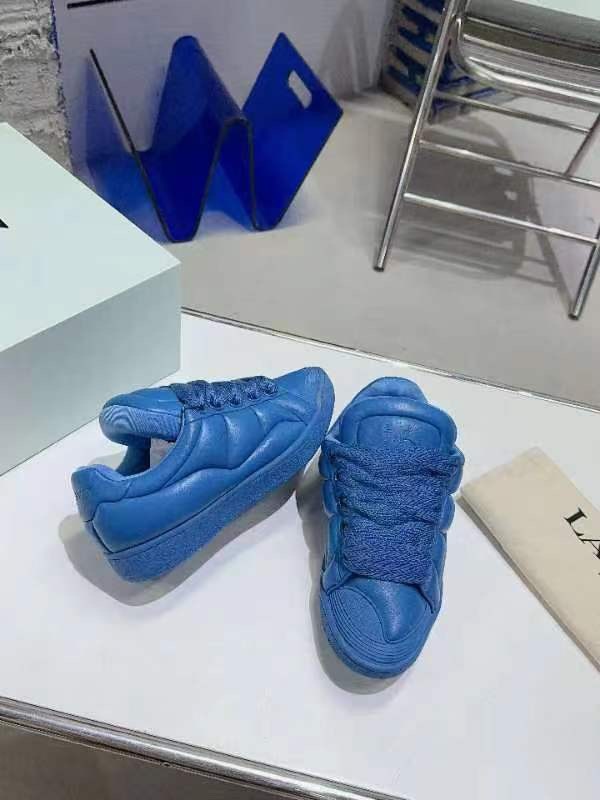Lanvin baskets Curb XL en cuir - Blue