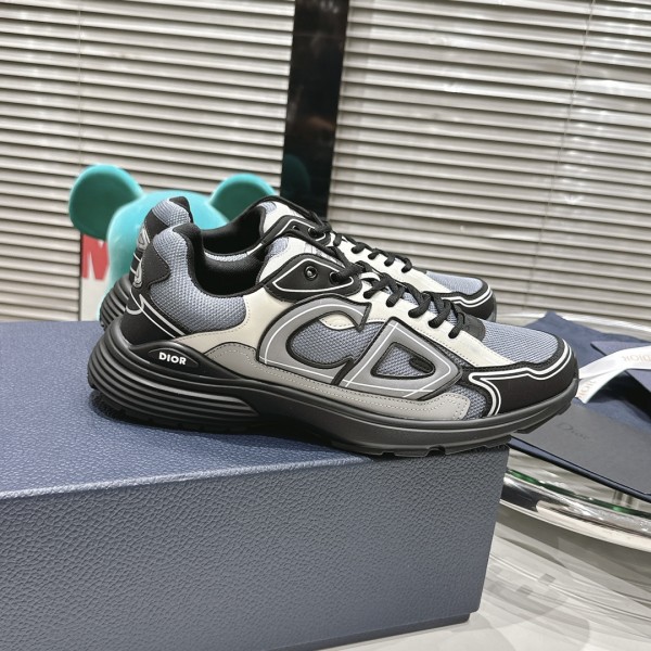 Dior B30 Sneaker Grey - Black  BRB30-014