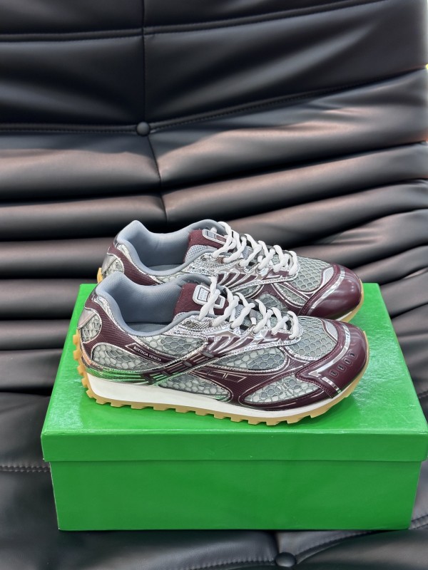 Bottega Veneta Orbit Sneaker -Burgundy BVTCB-020