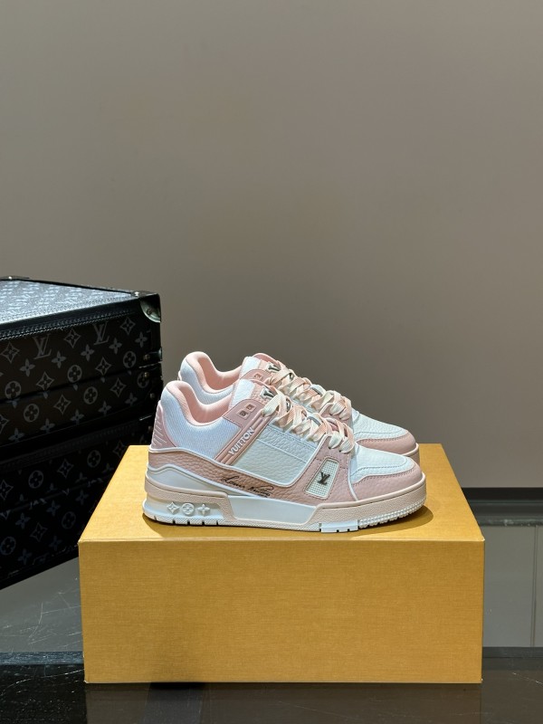 LV Trainer Sneaker - Light Pink White LV-TR057