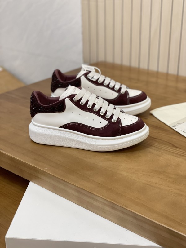 Alexander McQueen Oversized Sneaker  Burgundy  MCQ-OS-0042