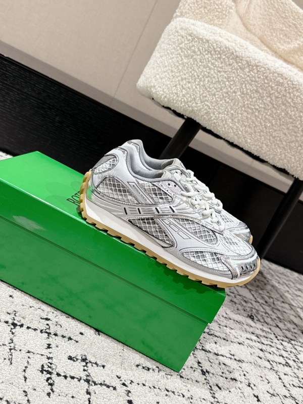 Bottega Veneta  Orbit Sneaker - Silver BVTCB-016