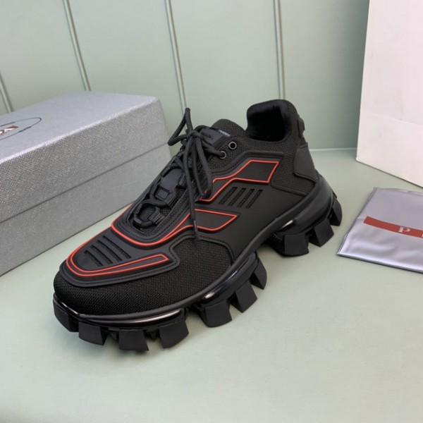 Prada Cloudbust Thunder sneakers - Black Red PRCT-003
