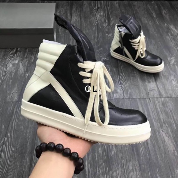 Rick Owens Black Geobasket Sneaker