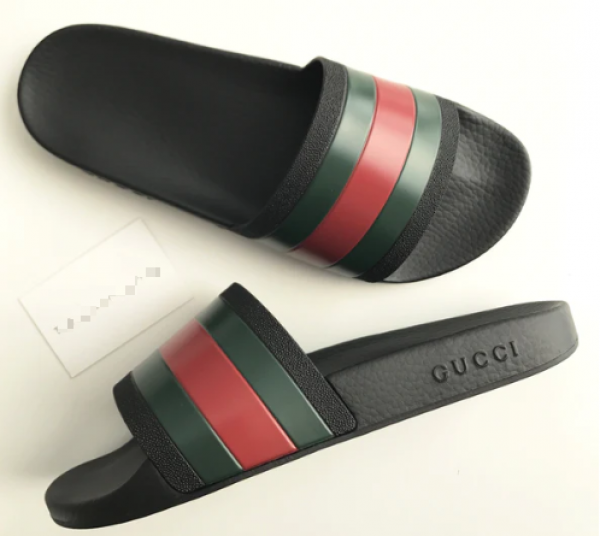 Gucci Pursuit Pool Slides Black GUCS063