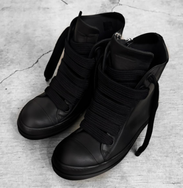 Rick Owens High-Top Sneakers - Black ROWHT-020