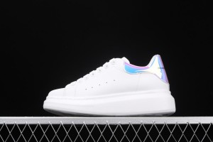 Alexander McQueen Oversized Sneaker - White - Shock Pink 