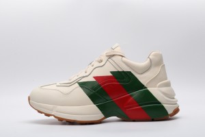 Gucci Rhyton Sneaker White with Web Print 