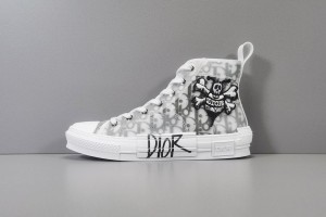 Dior B23 High Top Shawn Bee Embroidery Sneaker 
