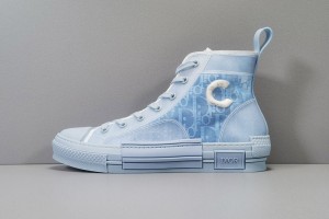 Dior B23 High Top Daniel Arsham Light Blue