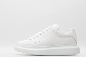Alexander McQueen Oversized Sneaker White with Gold Text 