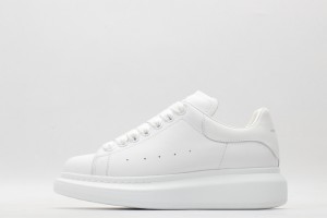 Alexander McQueen Oversized Sneaker - All White 'Calfskin' 