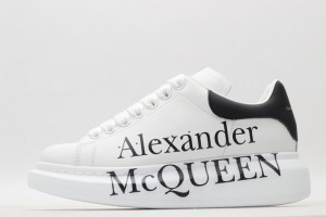 Alexander McQueen 5D Print Oversized Sneaker White Black 