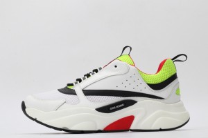 Dior B22 Sneaker White Yellow Red 