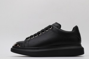 Alexander McQueen Toe Cap Oversized Sneaker Black 