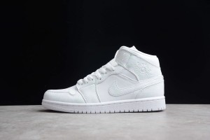 Air Jordan 1 Mid Triple White 2.0 (2020) 