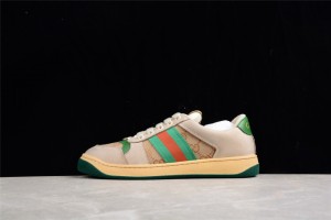 Gucci Screener Sneaker Butter with Green and Orange 570443-9Y920-9666