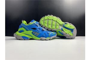 Balenciaga Track2 Trainer ' Bue - Green' 