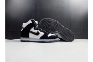 Slam Jam x Nike Dunk High White Black 