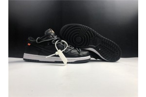 Off-White x Nike Dunk Low Black