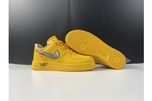 Off-White x Nike Air Force 1 Low University Gold 
