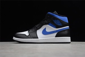 Air Jordan 1 Mid Black White Royal 