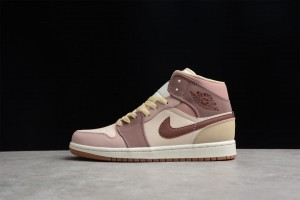 Air Jordan 1 Mid Dark Pony Smoky Mauve 