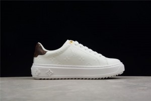 LV Time Out Sneaker White Monogram Leather 