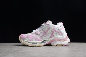 Balenciaga Runner Sneaker White Pink 