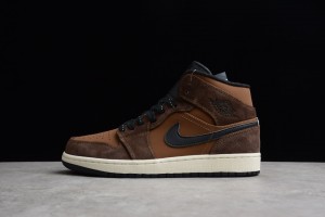 Air Jordan 1 Mid SE Dark Chocolate 