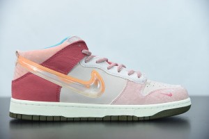Social Status x Nike Dunk Mid Strawberry Milk