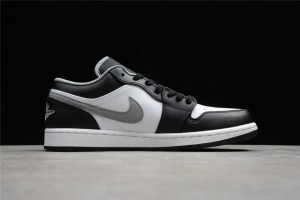 Air Jordan 1 Low Black Medium Grey 