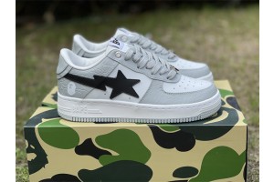 A Bathing Ape Bape Sta Low Grey Black