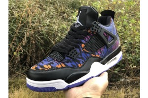 Air Jordan 4 Retro Black Rush Violet (GS) 