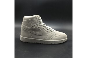 Air Jordan 1 Retro High Grey Suede