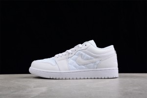 Air Jordan 1 Low Quilted White 
