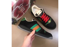 Gucci Screener Suede 'Black Green'