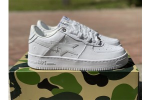 A Bathing Ape Bape Sta Low White Leather (2020) 