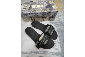 Dior Dway Slide Sandal Black  - DDSSD-002 
