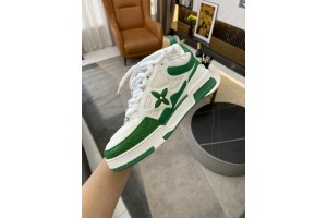 LV Skate Sneakers -  Green White 