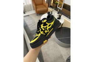 LV Skate Sneakers - Black Yellow