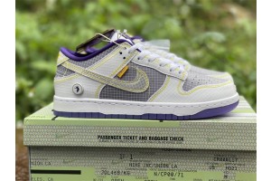 Union LA x Nike Dunk Low  Passport Pack Grey Purple 